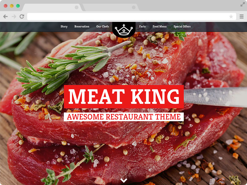 Responsive Restaurant Website Design Template