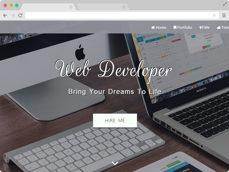 Responsive Personal Website Template