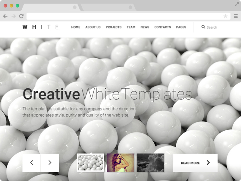 Free Creative Multipurpose HTML5 Template White Pro