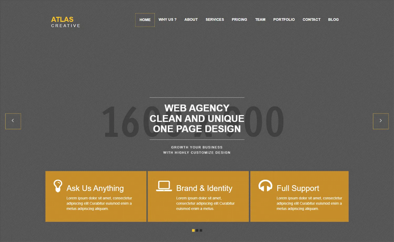 Atlas - Atlas Parallax HTML5 Business Free Responsive Bootstrap Template