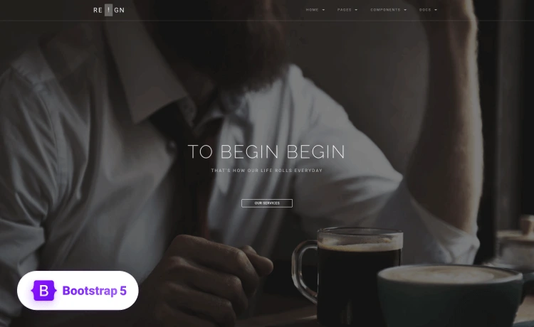 Reign - Premium Corporate Agency HTML5 Template