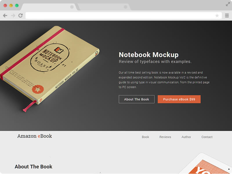 Amazon eBook - Free Book Selling HTML5 Template - ThemeWagon
