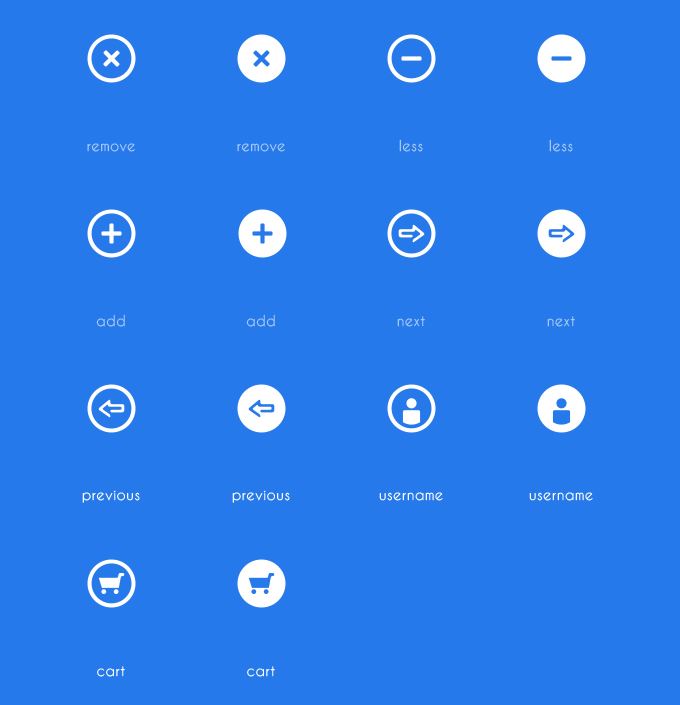 free download shop icons on behance