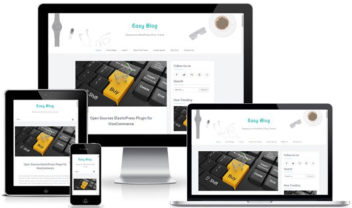 Easyblog - A Simple Responsive WordPress Blog Theme