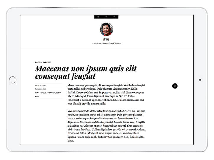 ryu---wordpress-theme-for-a-beautiful-blog