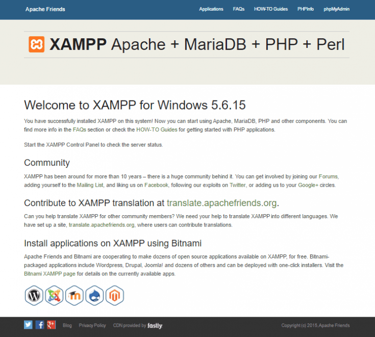 xampp wordpress cant connect to internet