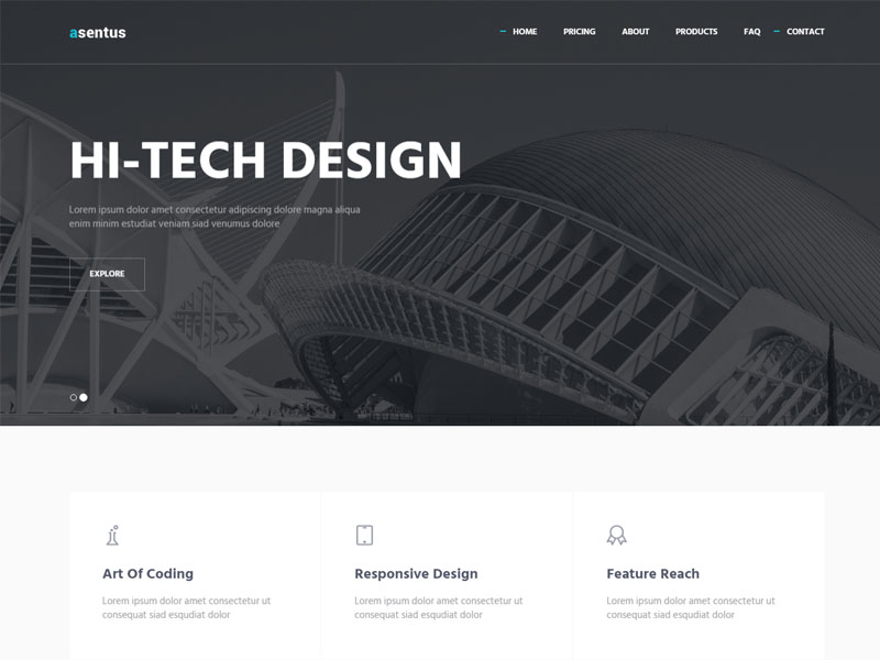 Free Responsive Bootstrap Corporate Agency HTML5 Template