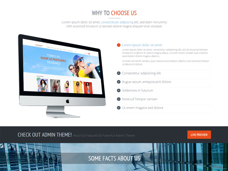 Extremely Responsive One Page Bootstrap Template