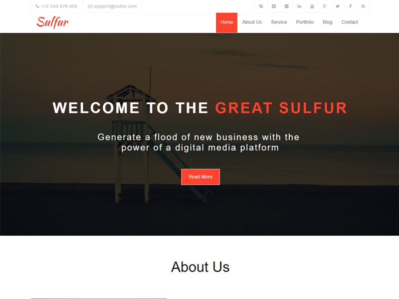 Free Multipage Multipurpose Bootstrap Template
