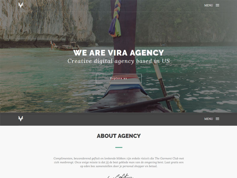 Free One Page Office Startup Agency Bootstrap HTML5 Website Template