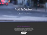 free landing page bootstrap html5 template