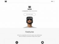 free product landing bootstrap template
