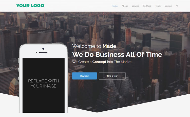 business html5 template free download