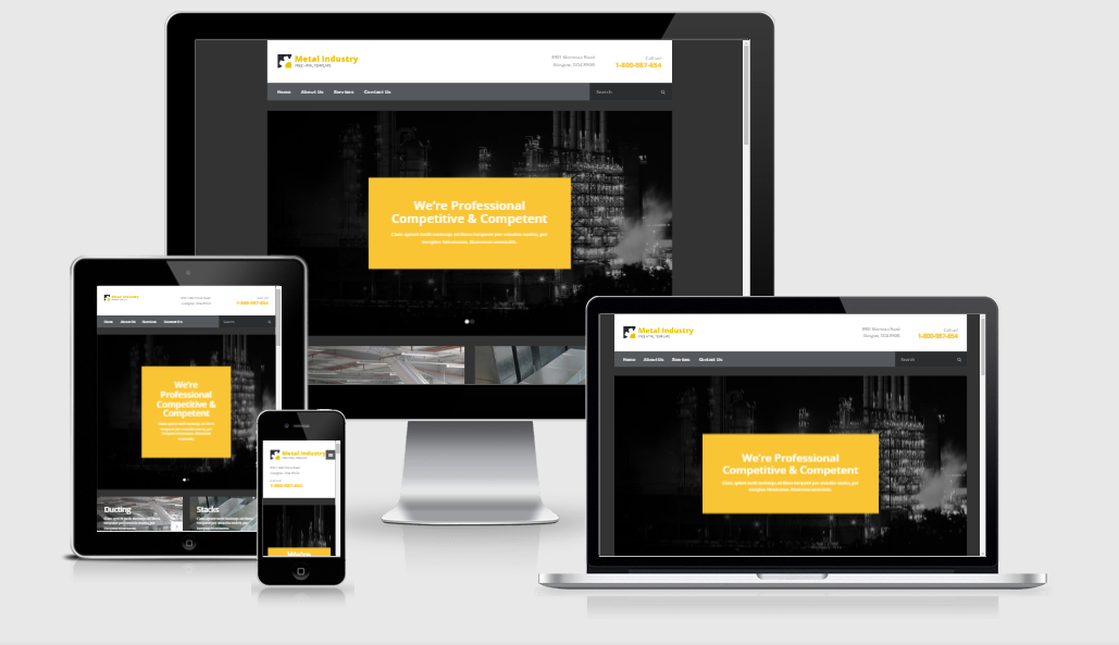 Metal - Free responsive template