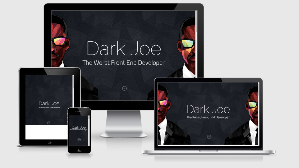 Dark Joe - Free responsive template