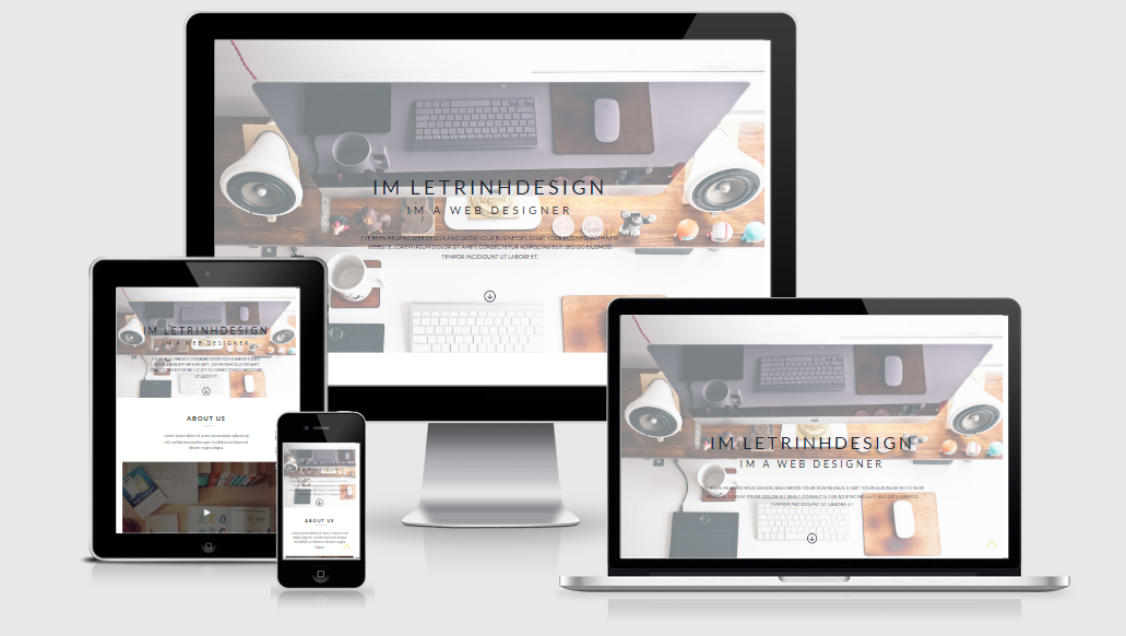 Letrinh - Free responsive template
