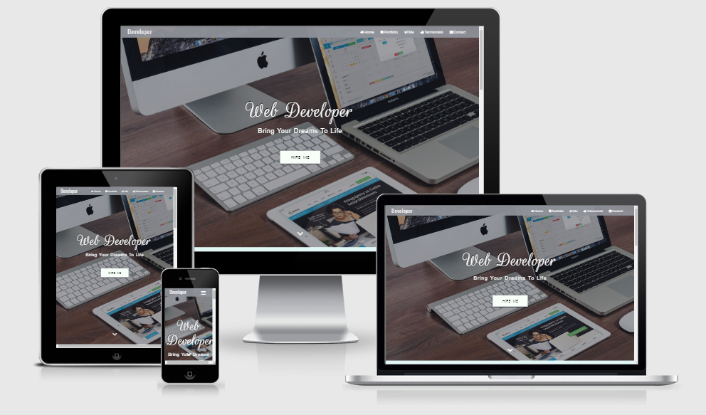 Developoer - Free responsive template