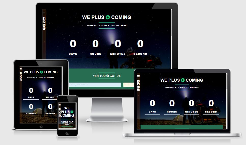 We+ Coming coming soon template free download 2017
