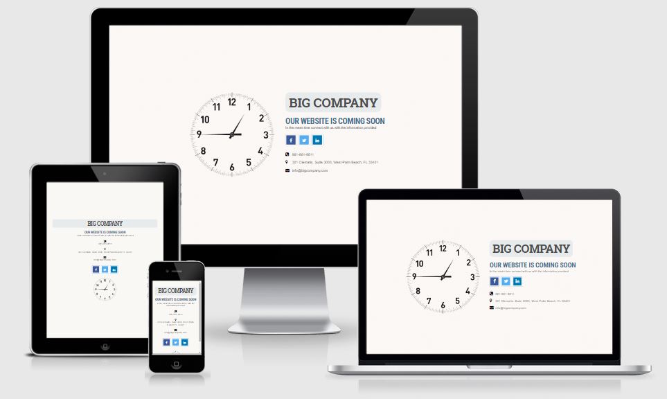 Times Wasting coming soon template free download 2017