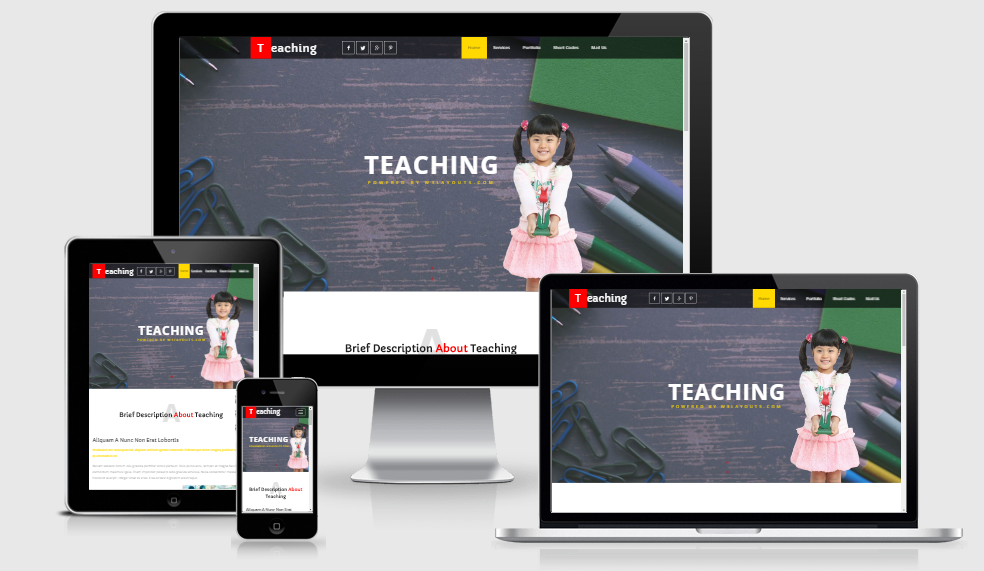 Teaching - Free Responsive Template
