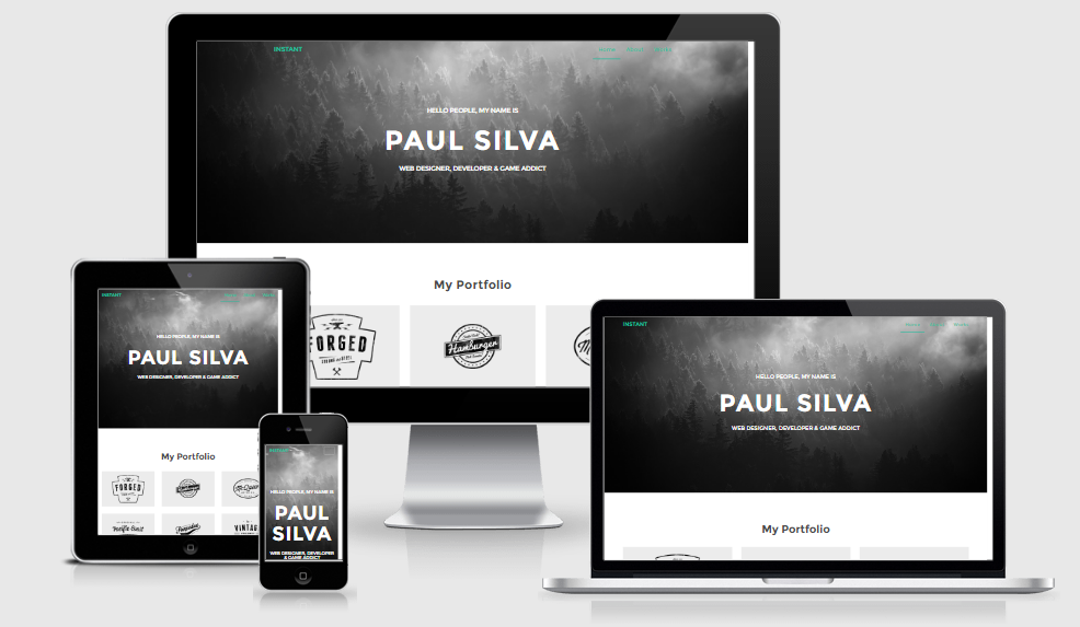 Instant - Free responsive template