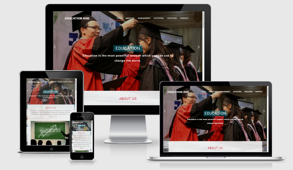 Education hub - Free Responsive Template
