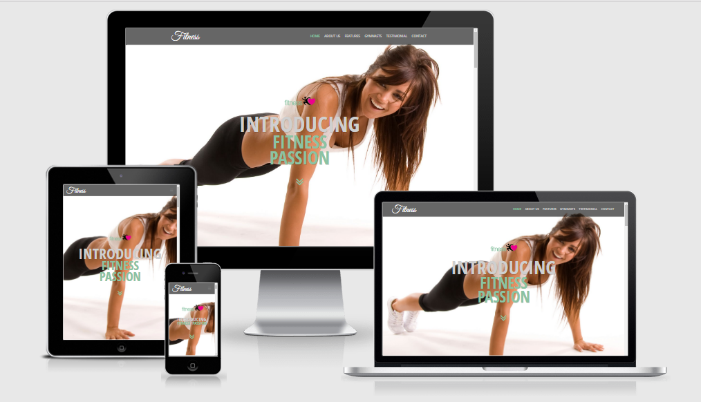 Fitness - Free responsive template