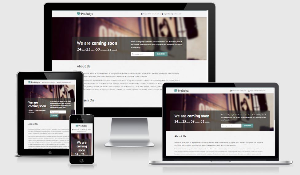 Produkta coming soon template free download 2017
