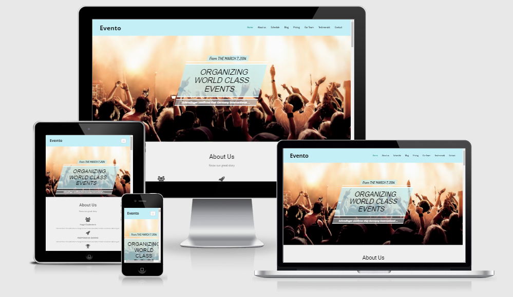 Evento - Free responsive template