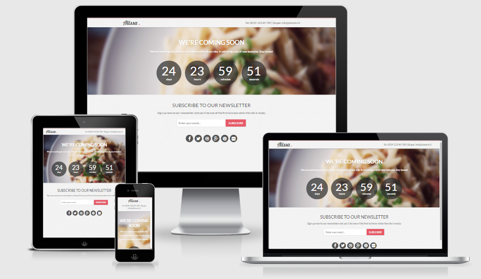 Alissa - Free responsive template