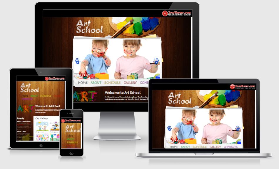 Art School coming soon template free download 2017