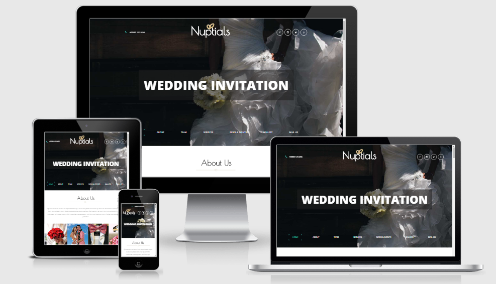 Nuptails - Free Responsive template