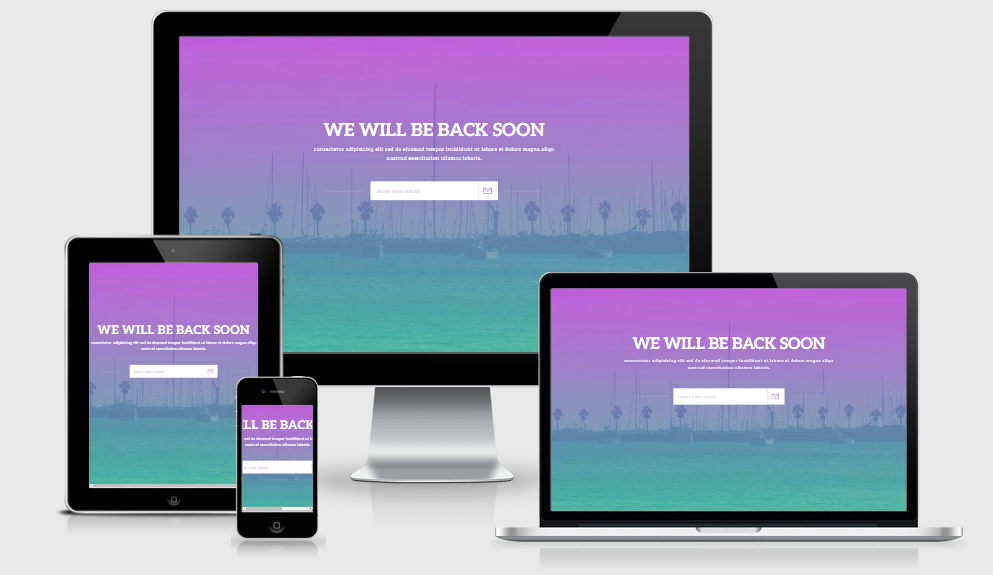 Notify - Free responsive template