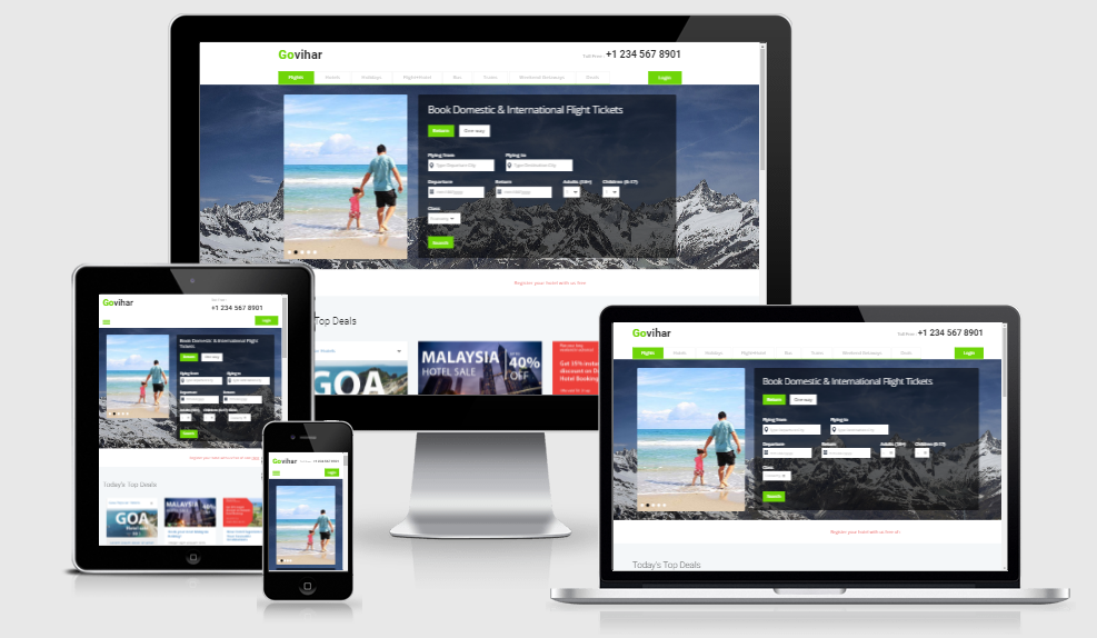 Govihar - Free Responsive template
