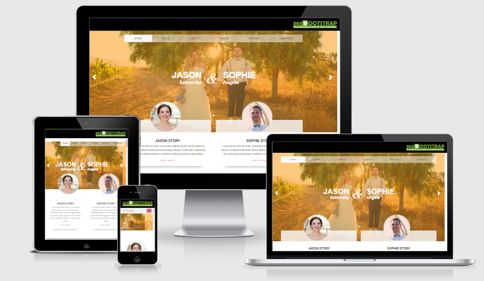 Your Wedding - Free Responsive Template