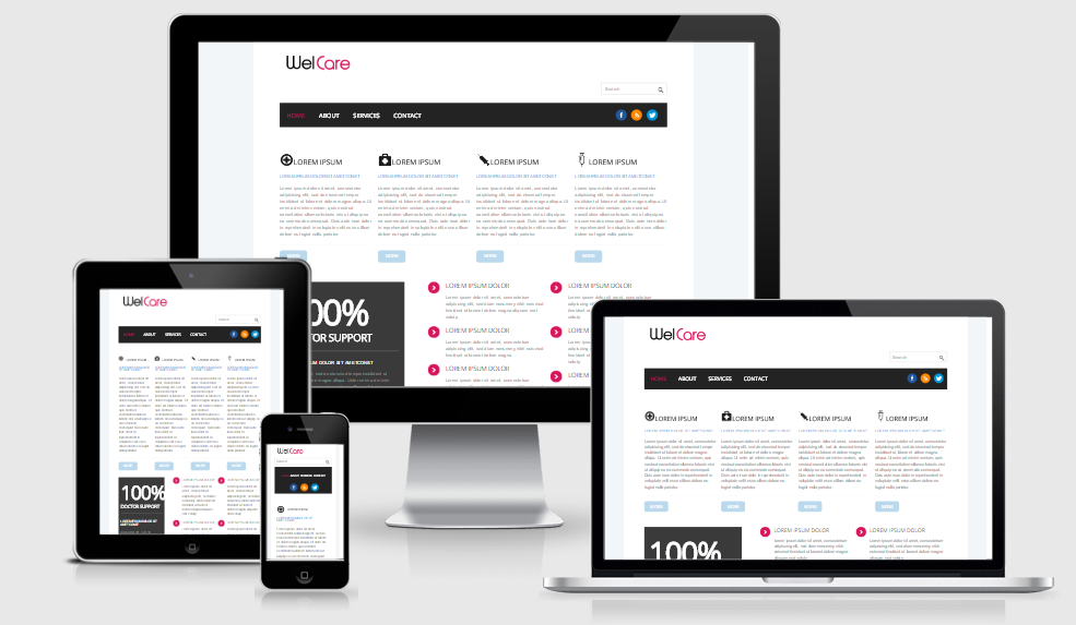 Welcare - Free responsive template