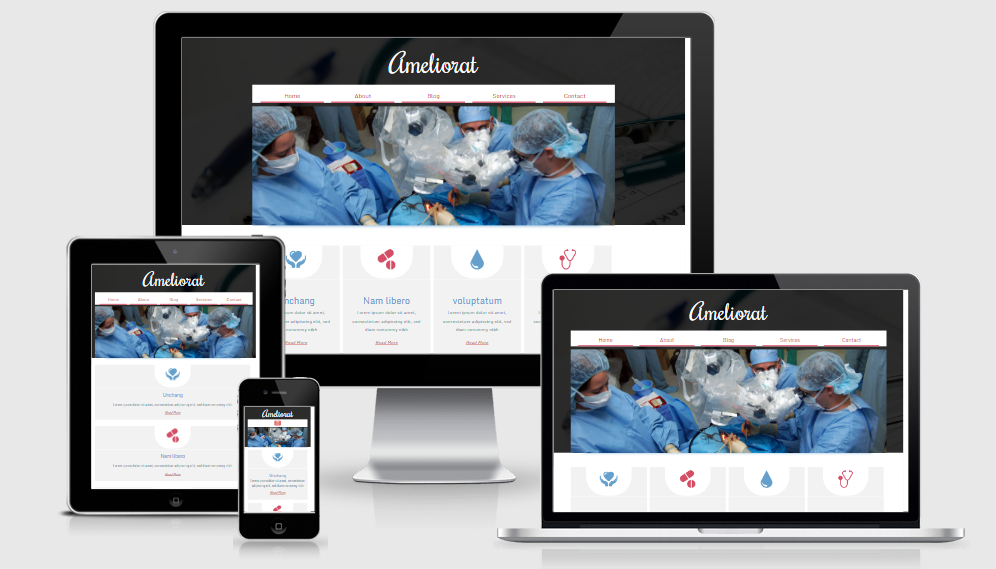 Ameliorate - Free responsive template