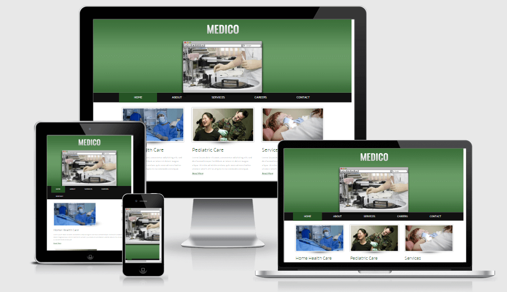 Medico free gym fitness bootstrap website templates