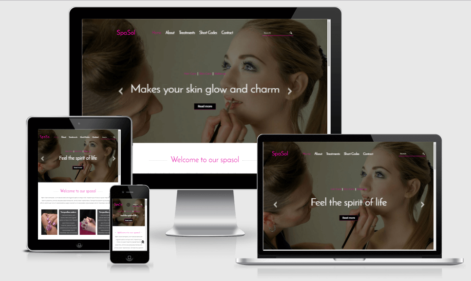 Spasol free gym fitness bootstrap website templates