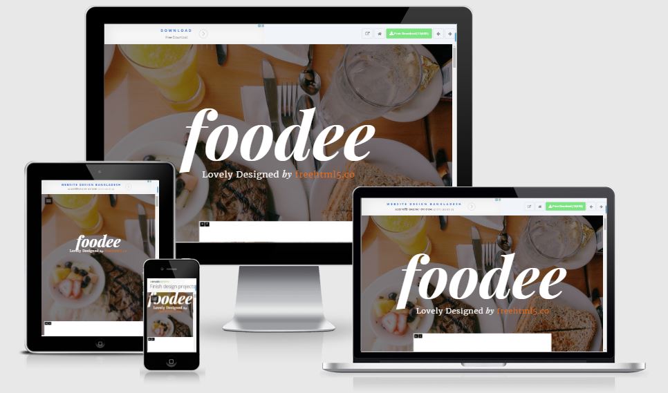 30+ responsive HTML5 Bootstrap based free restaurant template free ...