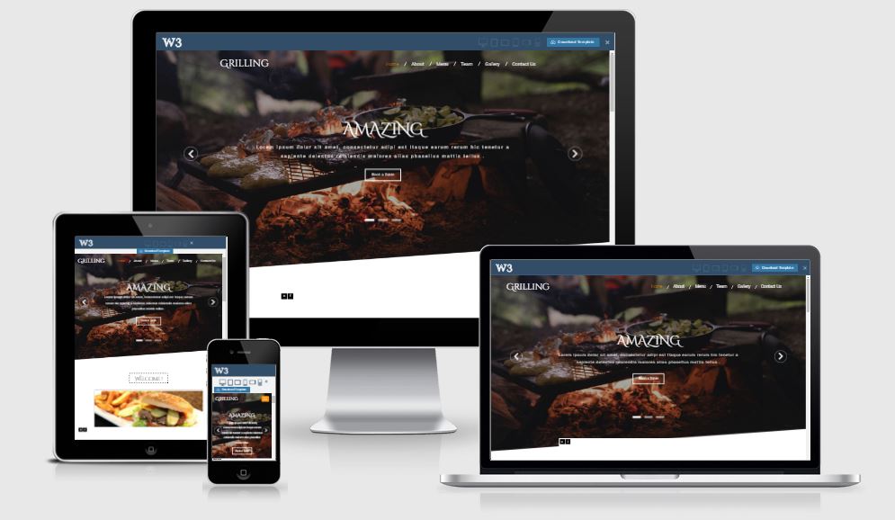 30+ responsive HTML5 Bootstrap based free restaurant template free ...