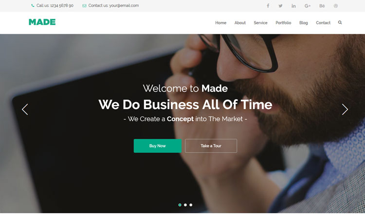 best corporate HTML templates