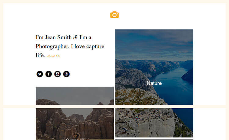 Free Responsive Personal Portfolio Bootstrap Template