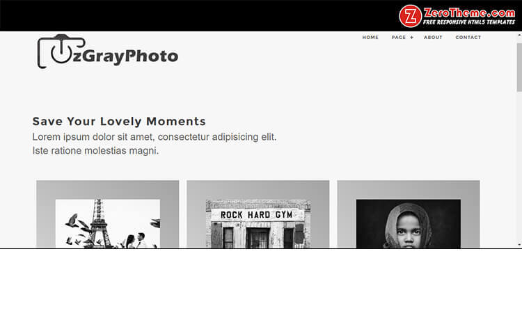 Free Responsive Personal Portfolio Bootstrap Template