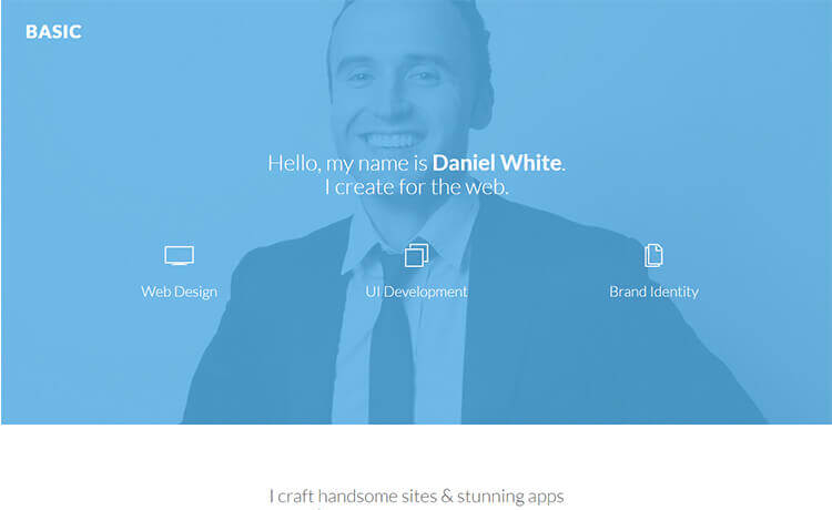 Free Responsive Personal Portfolio Bootstrap Template