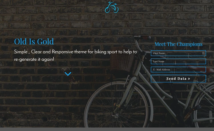 Bicycle - Free HTML5 Responsive Website Template