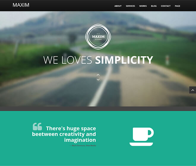 01.-Maxim1 business website design template
