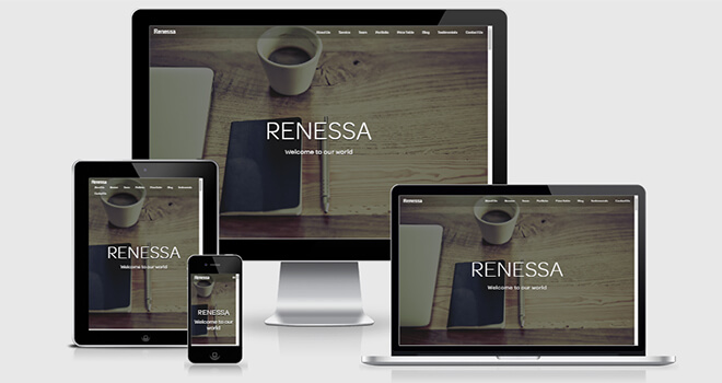 046. Renessa free responsive bootstrap template
