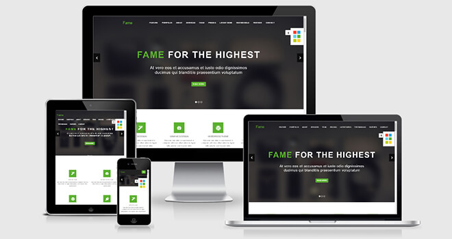 047. Fame free responsive bootstrap template