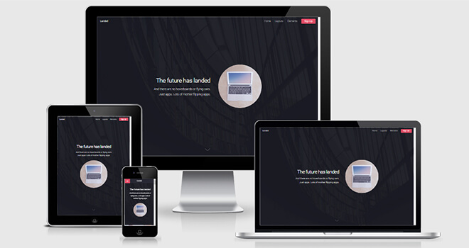 054. Landed free responsive bootstrap template